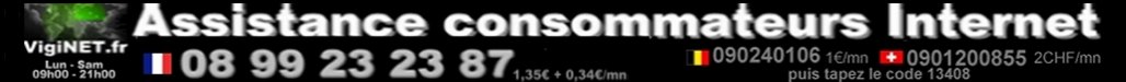 Comment se faire rembourser sur Internet, comment resilier ou se desabonner ou verifier si un site web est sur